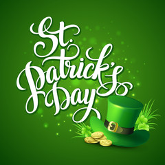 St. Patrick's Day greeting. Vector illustration