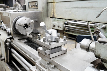 image lathe machine in a workshop