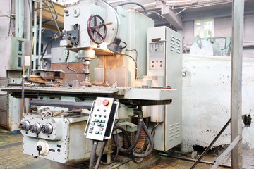 image of a drill press