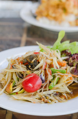 spicy papaya salad