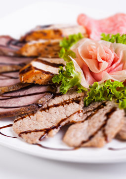 Delicious and tasty meat dishes.