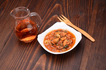 DRESSING PUMPKIN AND FISH SAUCE