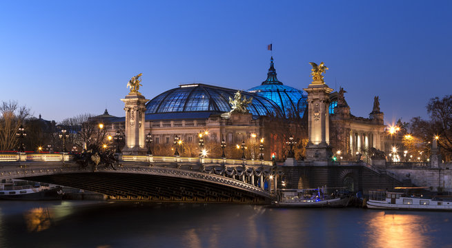 Fototapeta Pont Alexandre 3 i Grand Palais