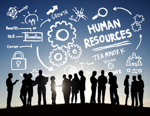 Human Resources Employment Teamwork Business People Concept