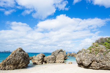 沖縄のビーチ・宮城島・上原の浜