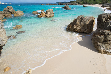 沖縄のビーチ・宮城島・上原の浜