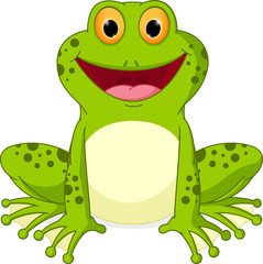 Fototapeta premium Happy Frog cartoon
