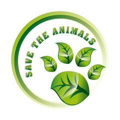 save the animals design