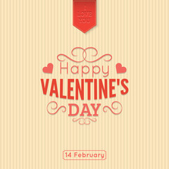 Saint Valentine's  Day background.