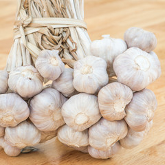 Garlic herbal supplement pills
