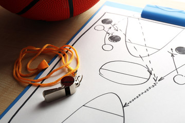 Scheme basketball game