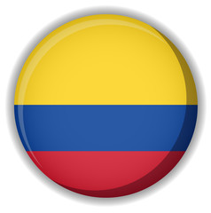 Colombia flag button image