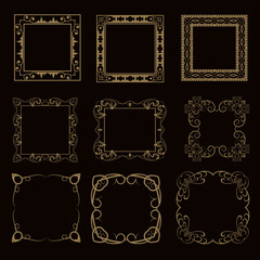 Calligraphic Design Elements, Frames