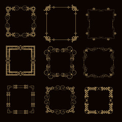 Calligraphic Design Elements, Frames