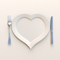 Romantic place setting