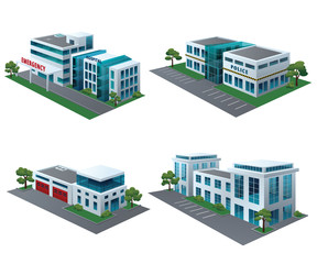 Fototapeta premium Community buildings