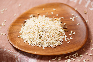 Risotto with mushrooms