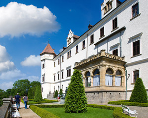 Fototapeta na wymiar Konopiste castle near Benesov, Czech republic, Czech republic