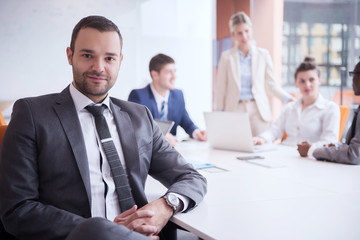 Fototapeta premium business people group at office