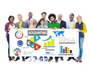 Obraz premium Accounting Analysis Banking Business Economy Financial Concept
