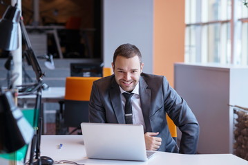 business man at the office