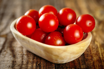 Cherry tomatoes closeup