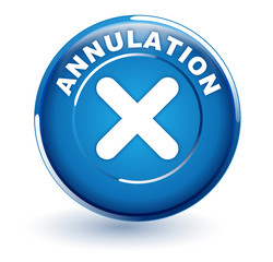 annulation sur bouton bleu