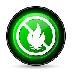 Fire forbidden icon