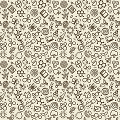 Seamless texture - science