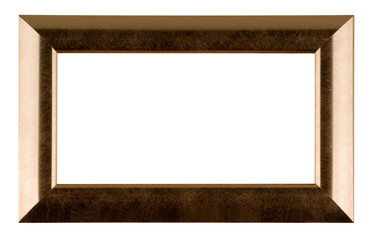 Empty frame isolated on white