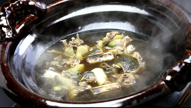 suppon nabe, japanese softshell turtle hot pot stew