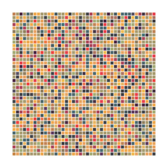 Pixel art pattern with a white border