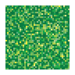 Pixel art green pattern with a white border