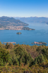 Fototapeta na wymiar View of Lago Maggiore