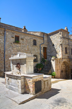Alleyway. Guardia Perticara. Basilicata. Italy.