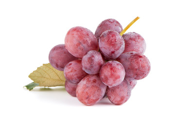 Bunch of red grapes