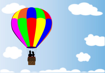 Fototapeta premium Amongst the Clouds