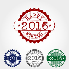 Stamps graphics for the new 2016 - vintage
