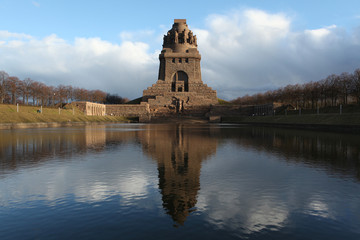 Monument to the Battle of the Nations in Leipzig, Saxony, German