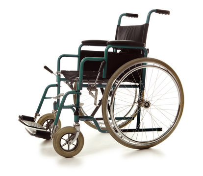 Wheelchair isolated