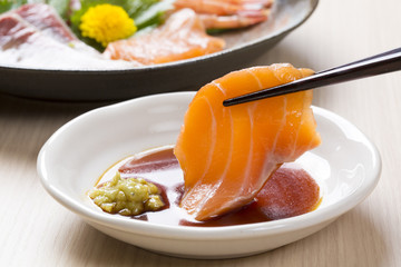 サーモンのお刺身