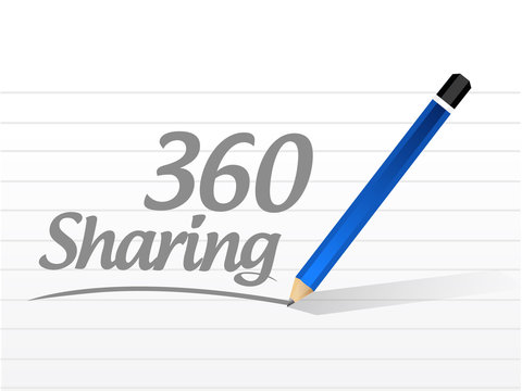 360 sharing message illustration