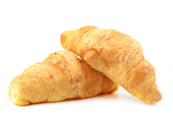 Fresh Croissant Isolated On White