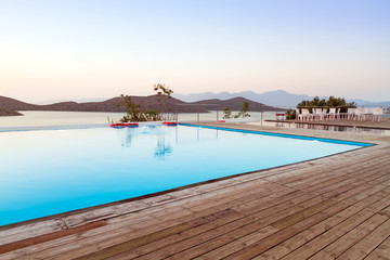 Sunrise over Mirabello Bay on Crete, Greece