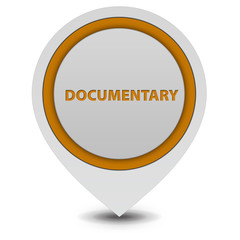 Documentary pointer icon on white background