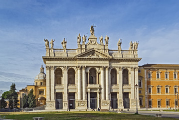 Fototapeta na wymiar Archbasilica of St. John Lateran, Rome