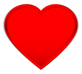 Single Red Heart