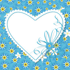 Forget me not card