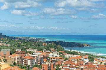Fototapeta na wymiar View on Cefalu city Sicily Italy