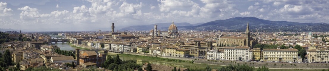 Fototapeta na wymiar Panoramic view of the city of Florence,Tuscany, Italy